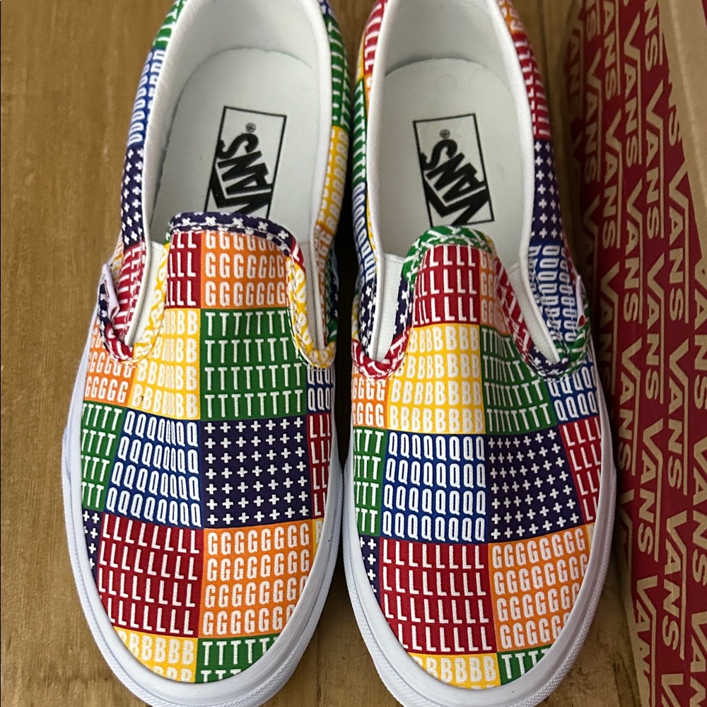 Vans Pride Classic Slip on Sneakers -